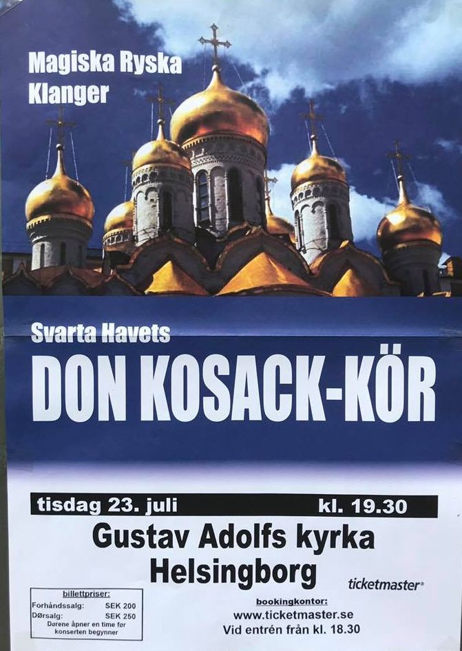 20190723 Manskören Donkosackerna, Bulgarien, gästar Helsingborg